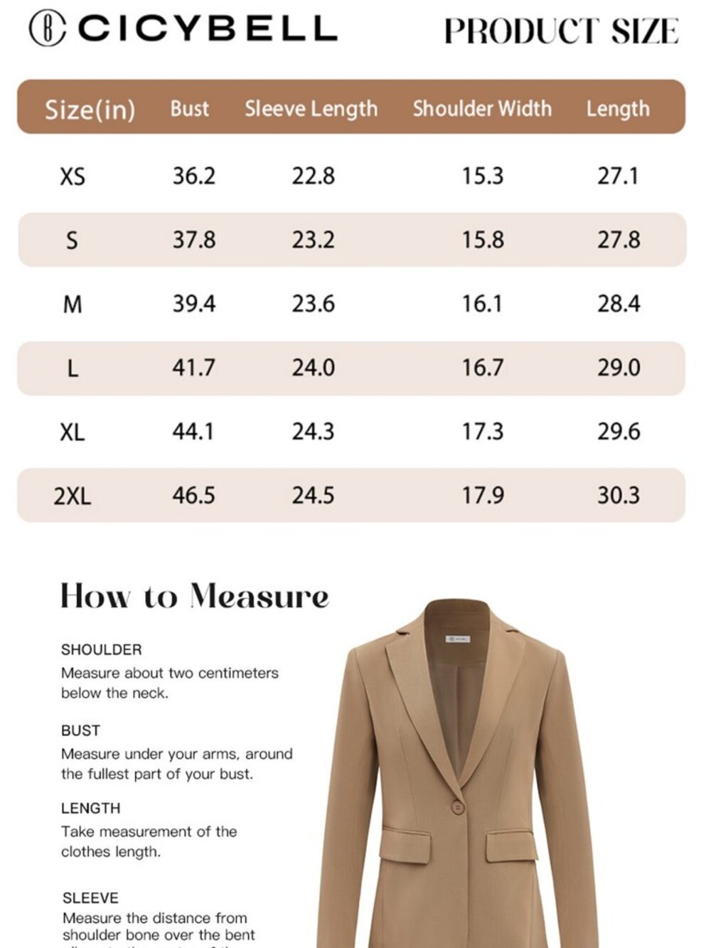 CICY BELL Womens Casual Long Sleeve Blazer NEW WITH TAGS!  MSRP: $59 - Picture 12 of 16
